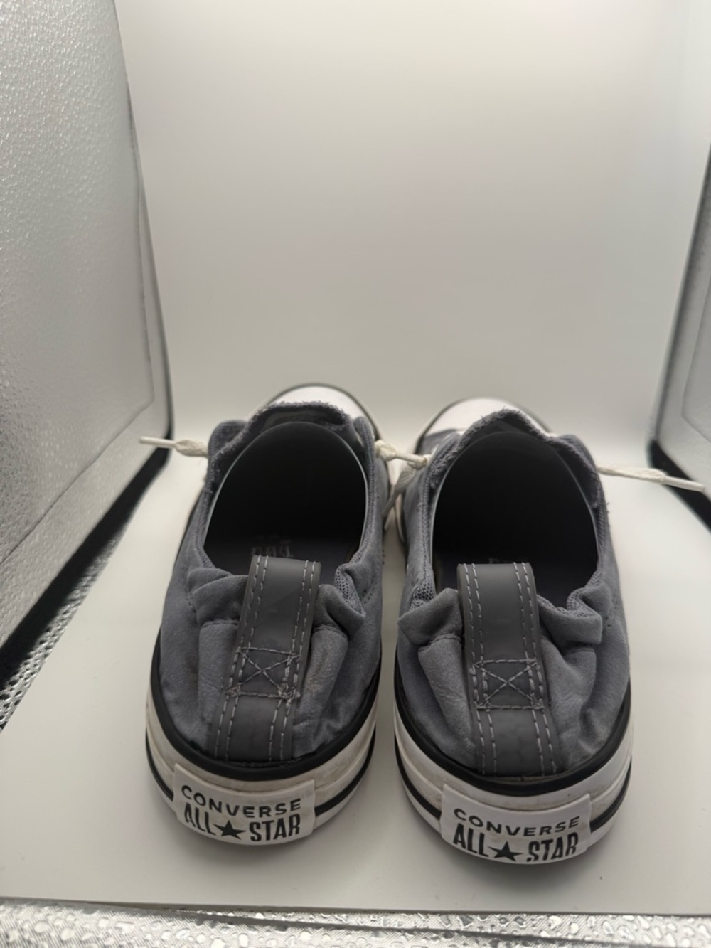 Converse Chucky Taylor Shoreline Sneaker Slip On Elastic Back Navy Blue Wht 8.5 - Picture 4 of 8